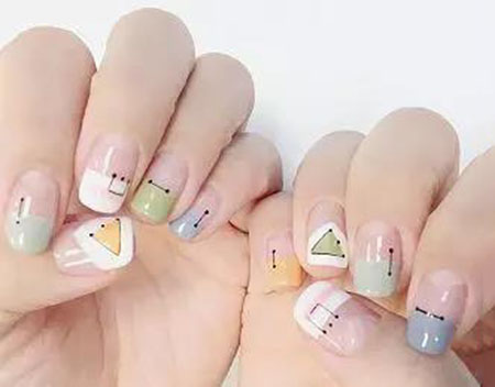 快收藏！TOK幾何風(fēng)美甲，橫豎都是美~