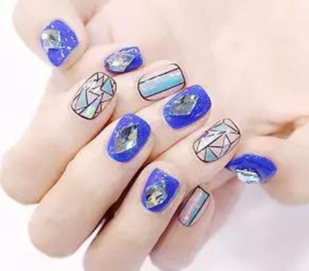 快收藏！TOK幾何風(fēng)美甲，橫豎都是美~