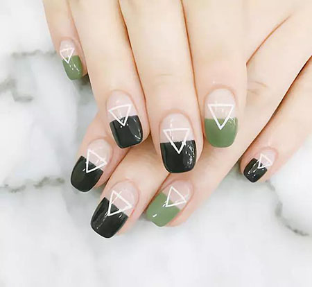 快收藏！TOK幾何風(fēng)美甲，橫豎都是美~