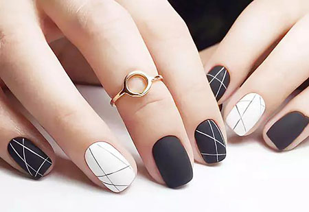 快收藏！TOK幾何風(fēng)美甲，橫豎都是美~